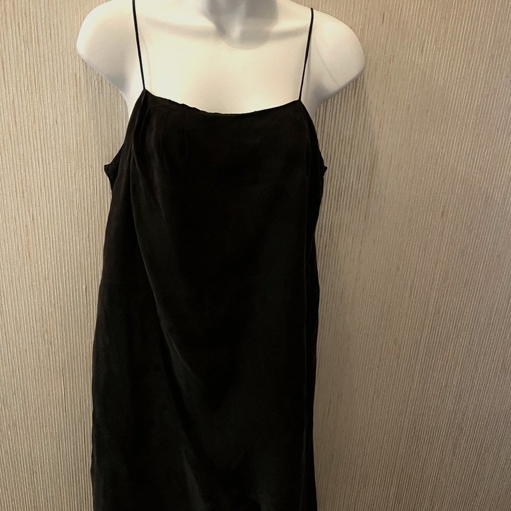 Philanthropy Cupro Black Spaghetti Strap Dress SzS